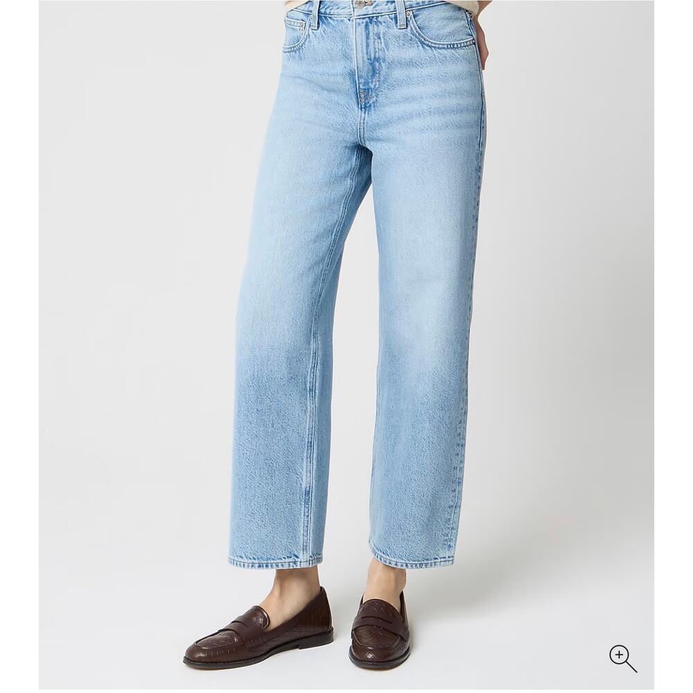 J.Crew High Rise Classic Vintage Jeans Womens 26 Light Wash Straight Leg Denim